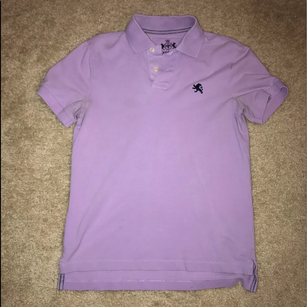 Express Purple Polo Shirt XS